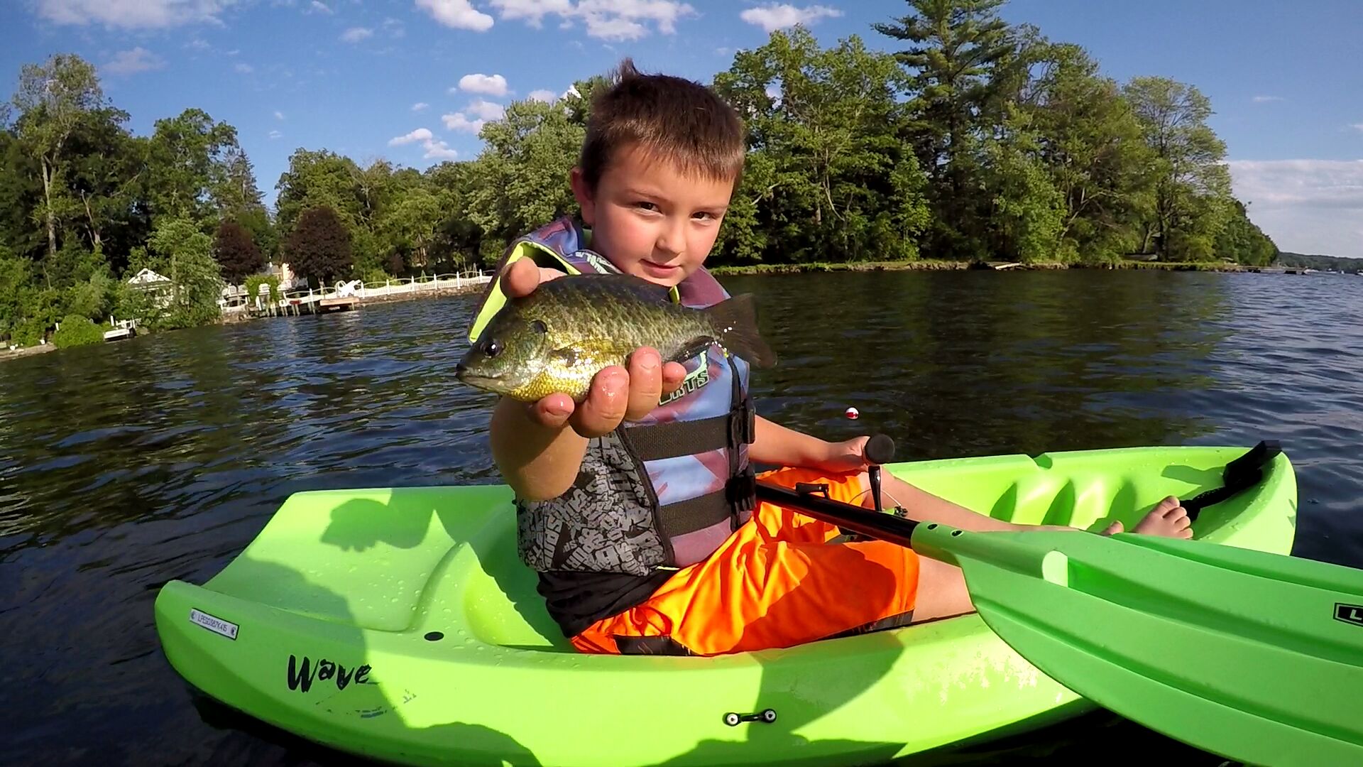 Taking Kids Fishing, sunnies with my son! Fishin' Edition